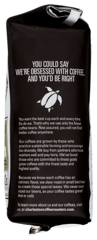 slide 7 of 10, Charleston Coffee Roasters, Charleston Organic, Medium Roast Ground Coffee - 12 oz, 12 oz