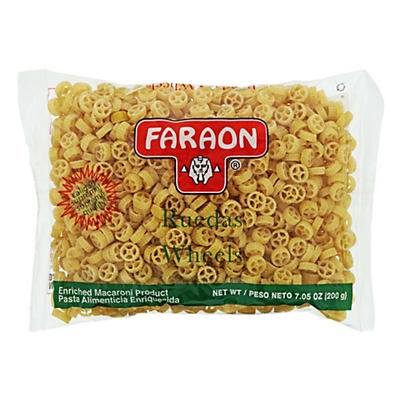 slide 1 of 1, Faraon Ruedas (Wheels Pasta), 7 oz