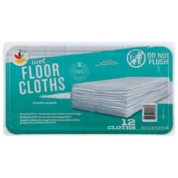 Giant Fresh Scent Wet Floor Cloths