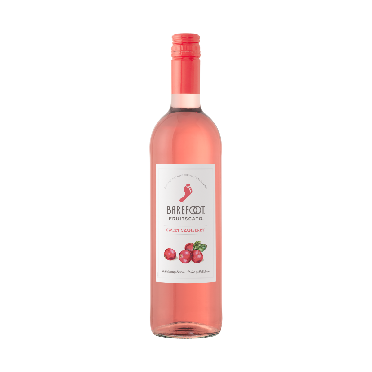 slide 1 of 3, Barefoot Fruitscato Sweet Cranberry Moscato Flavored Wine, 750 ml