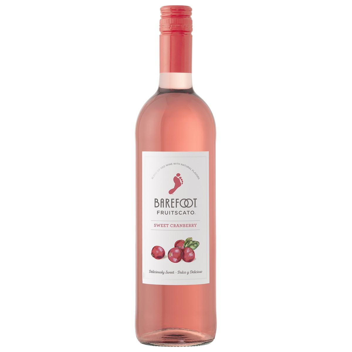 slide 2 of 3, Barefoot Fruitscato Sweet Cranberry Moscato Flavored Wine, 750 ml