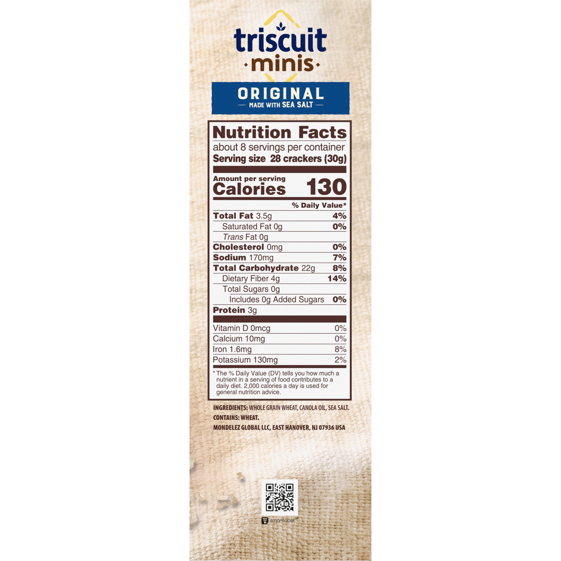 slide 5 of 8, Triscuit Minis Original Whole Grain Wheat Crackers, Vegan Snacks, Snack Crackers, 8 oz, 8 oz