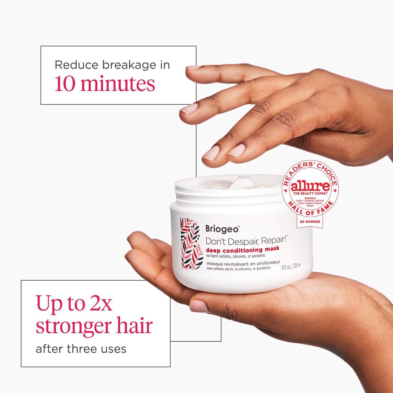 slide 4 of 9, Briogeo Don't Despair, Repair!™ Deep Conditioning Hair Mask 8 oz/ 237 mL,