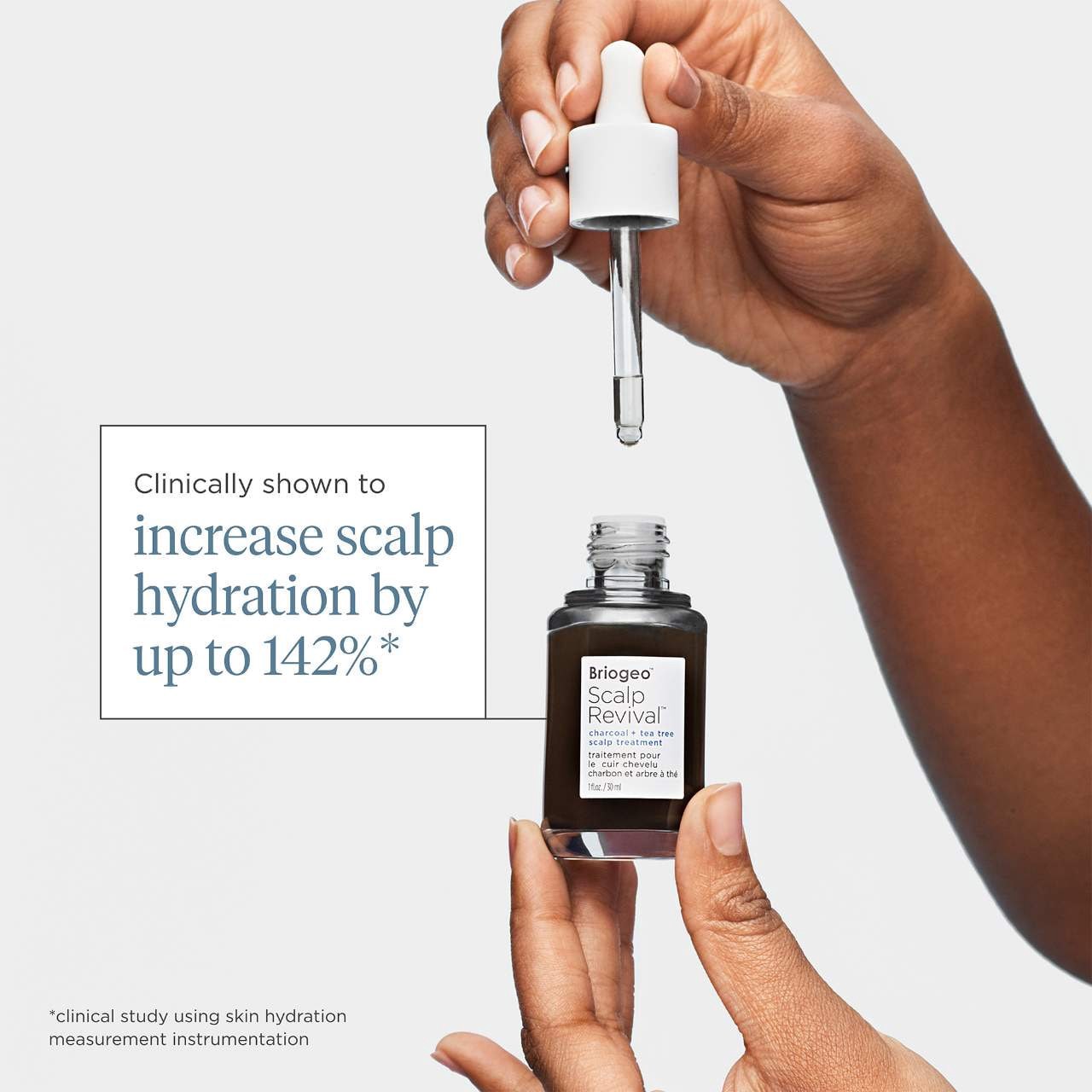 slide 3 of 7, Briogeo Scalp Revival Charcoal + Tea Tree Scalp Treatment Serum 1 oz/ 30 mL,