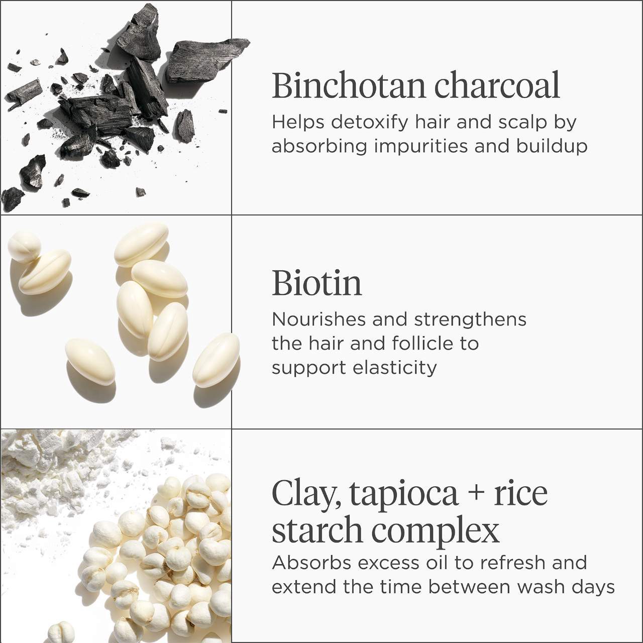 slide 7 of 9, Briogeo Scalp Revival Charcoal + Biotin Dry Shampoo 1.7 oz/ 50 mL, 