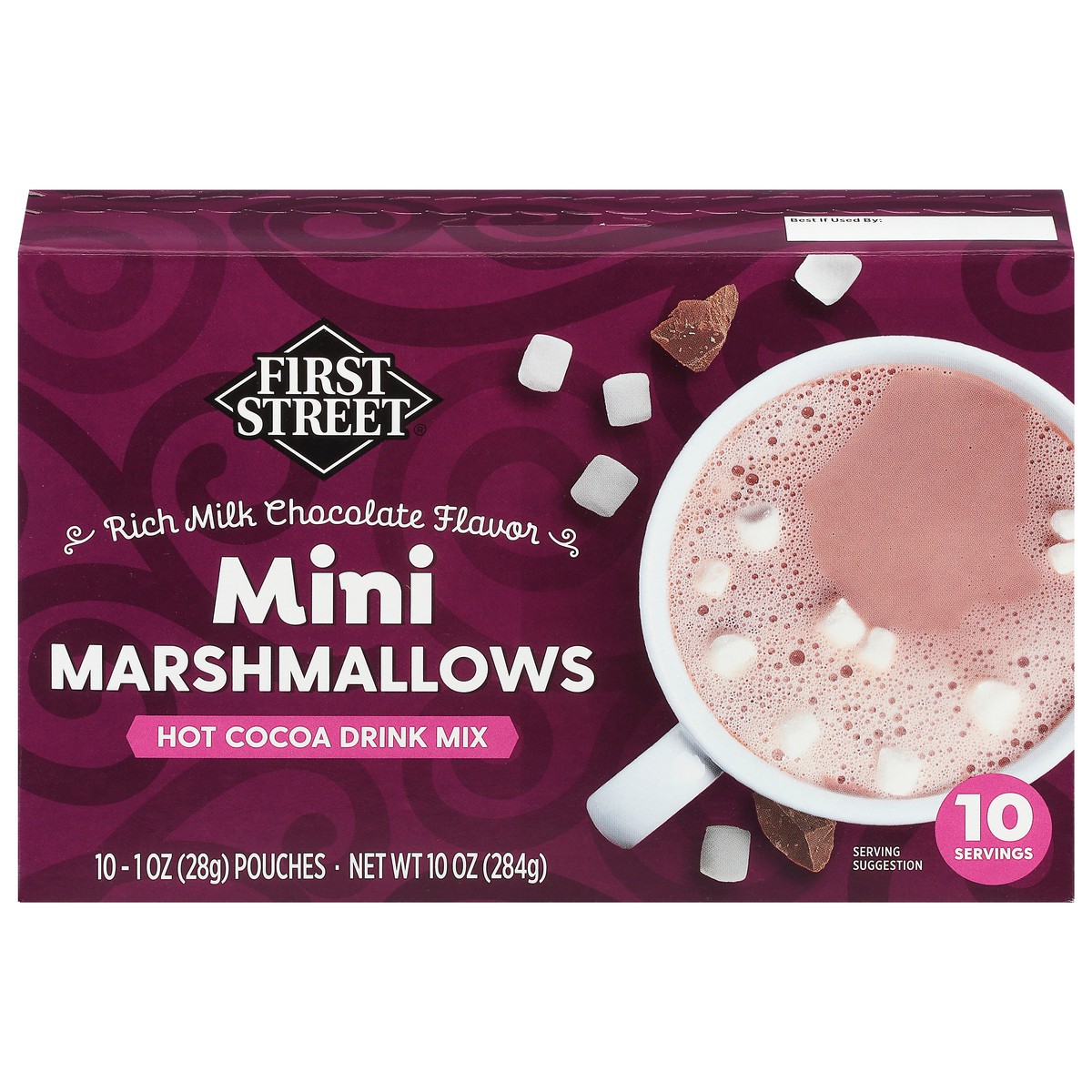 slide 3 of 17, First Street Hot Cocoa Mix Wmini Marshmallow, 10 oz