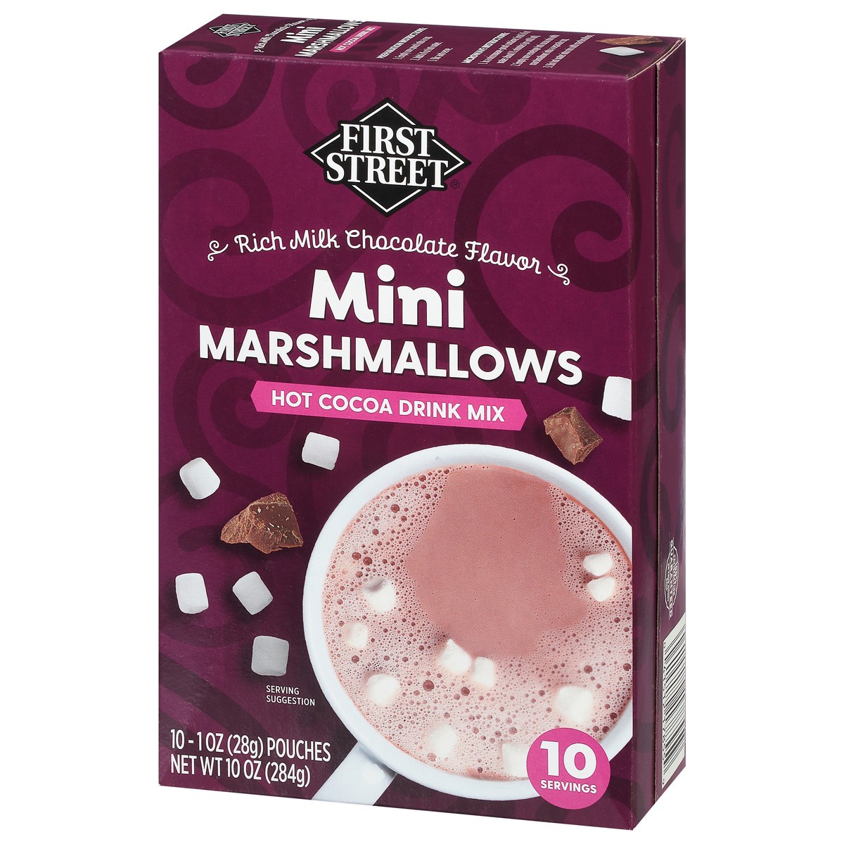 slide 5 of 17, First Street Hot Cocoa Mix Wmini Marshmallow, 10 oz