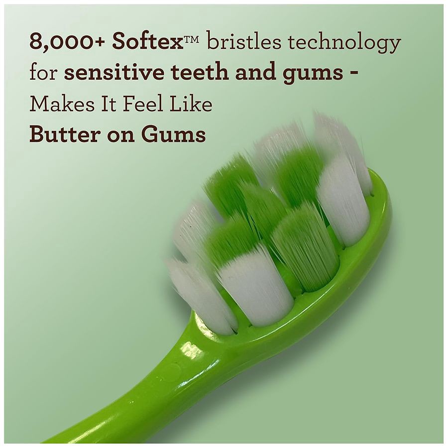 slide 4 of 5, Guru Nanda Butter on Gums Extra Soft Toothbrushes - 2 Each, 2 ct
