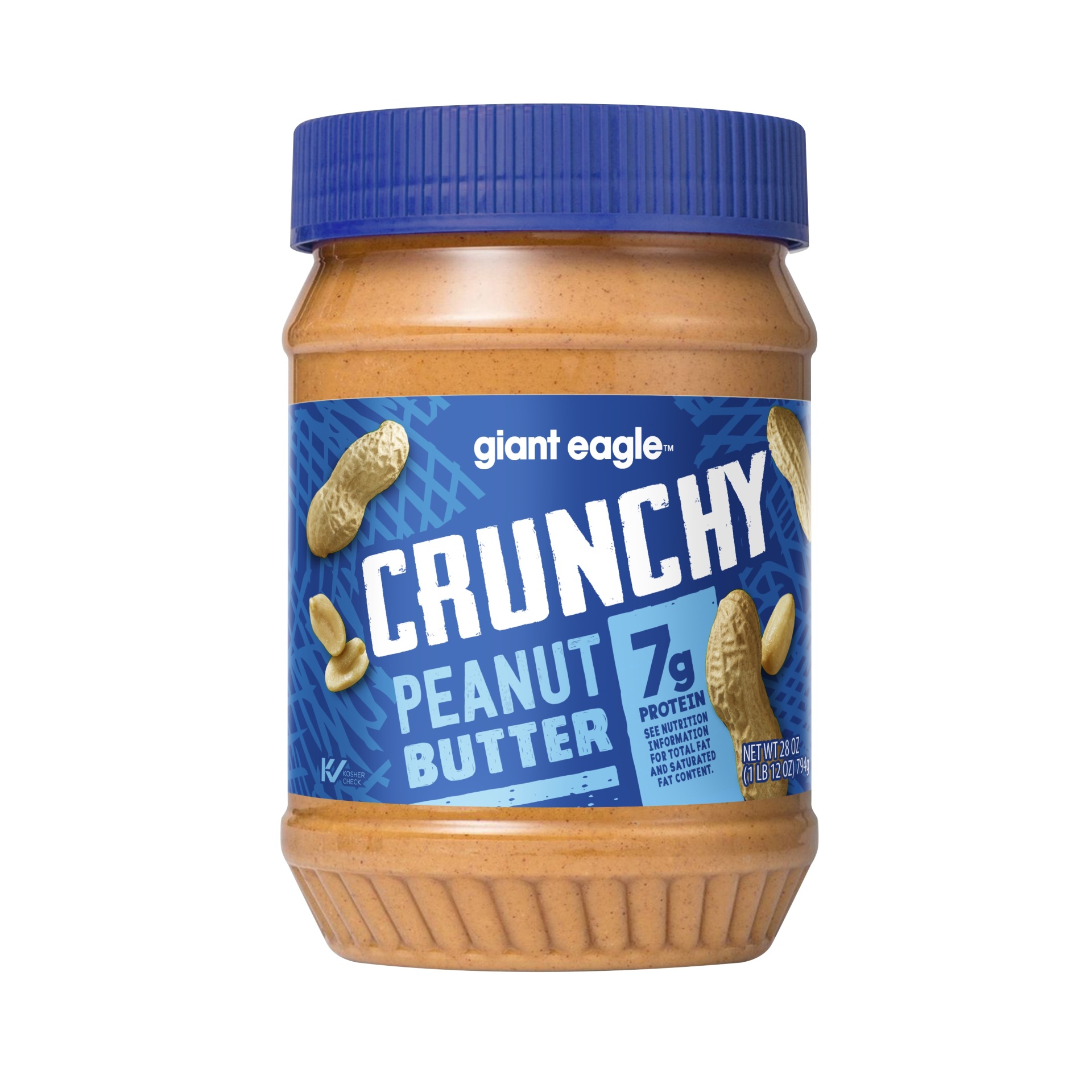 slide 1 of 1, Giant Eagle Crunchy Peanut Butter, 28 oz