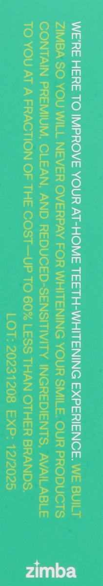 slide 4 of 13, Zimba Spearmint Teeth Whitening Strips 14 Each, 14 ct