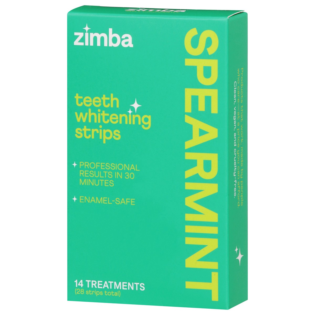 slide 8 of 13, Zimba Spearmint Teeth Whitening Strips 14 Each, 14 ct