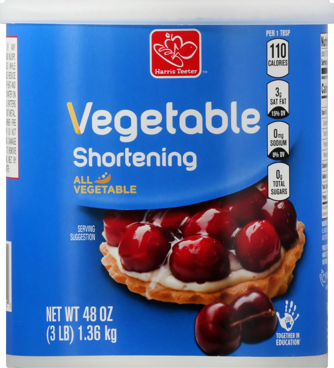 slide 2 of 10, Harris Teeter Vegetable Shortening, 48 oz