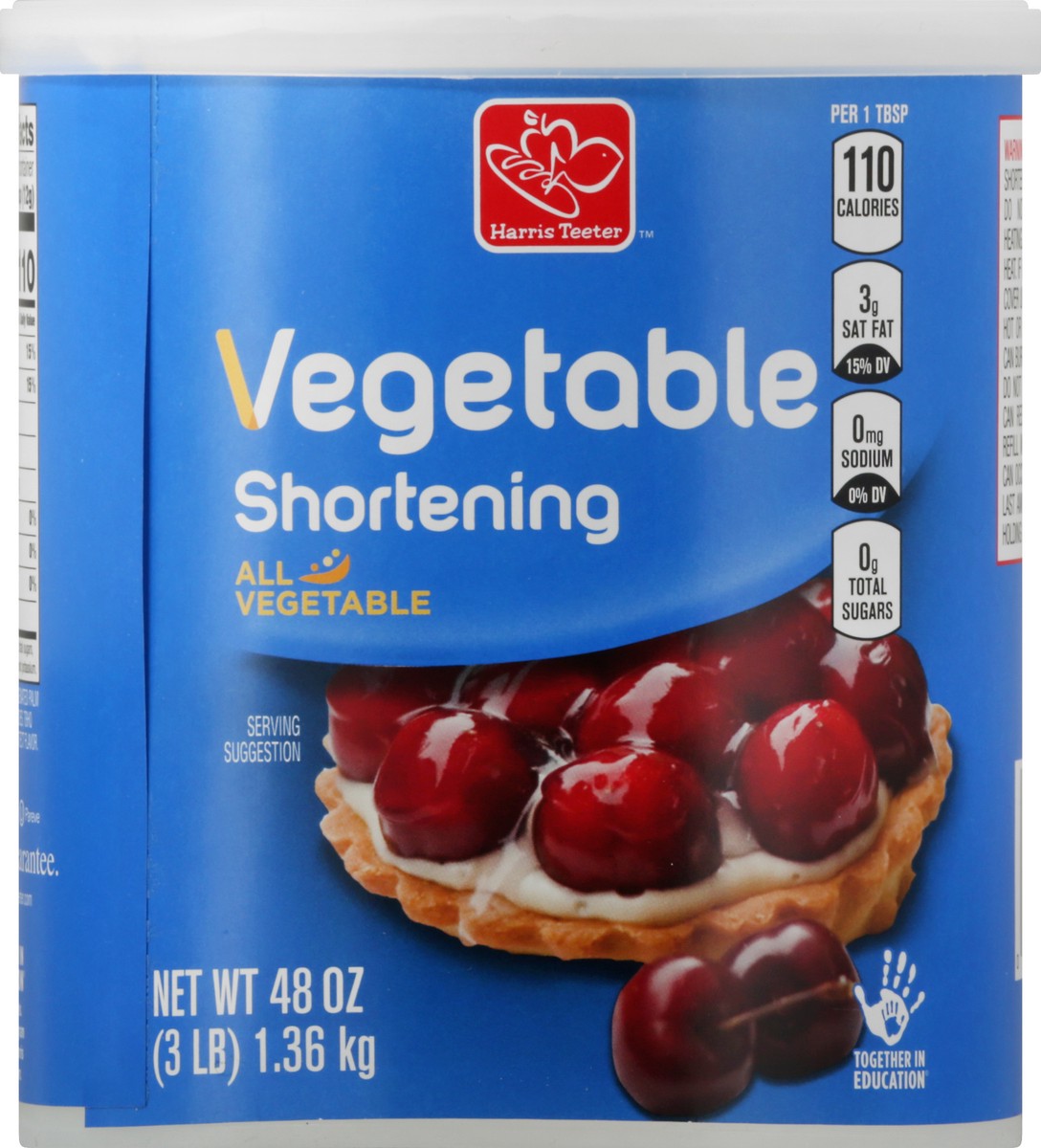 slide 4 of 10, Harris Teeter Vegetable Shortening, 48 oz