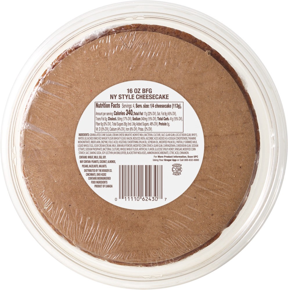 slide 3 of 3, Bfg Plain Cheesecake, 16 oz