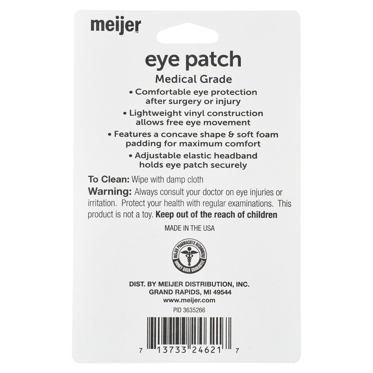 slide 3 of 29, Meijer Medical Grade Eye Patch, 1 ct