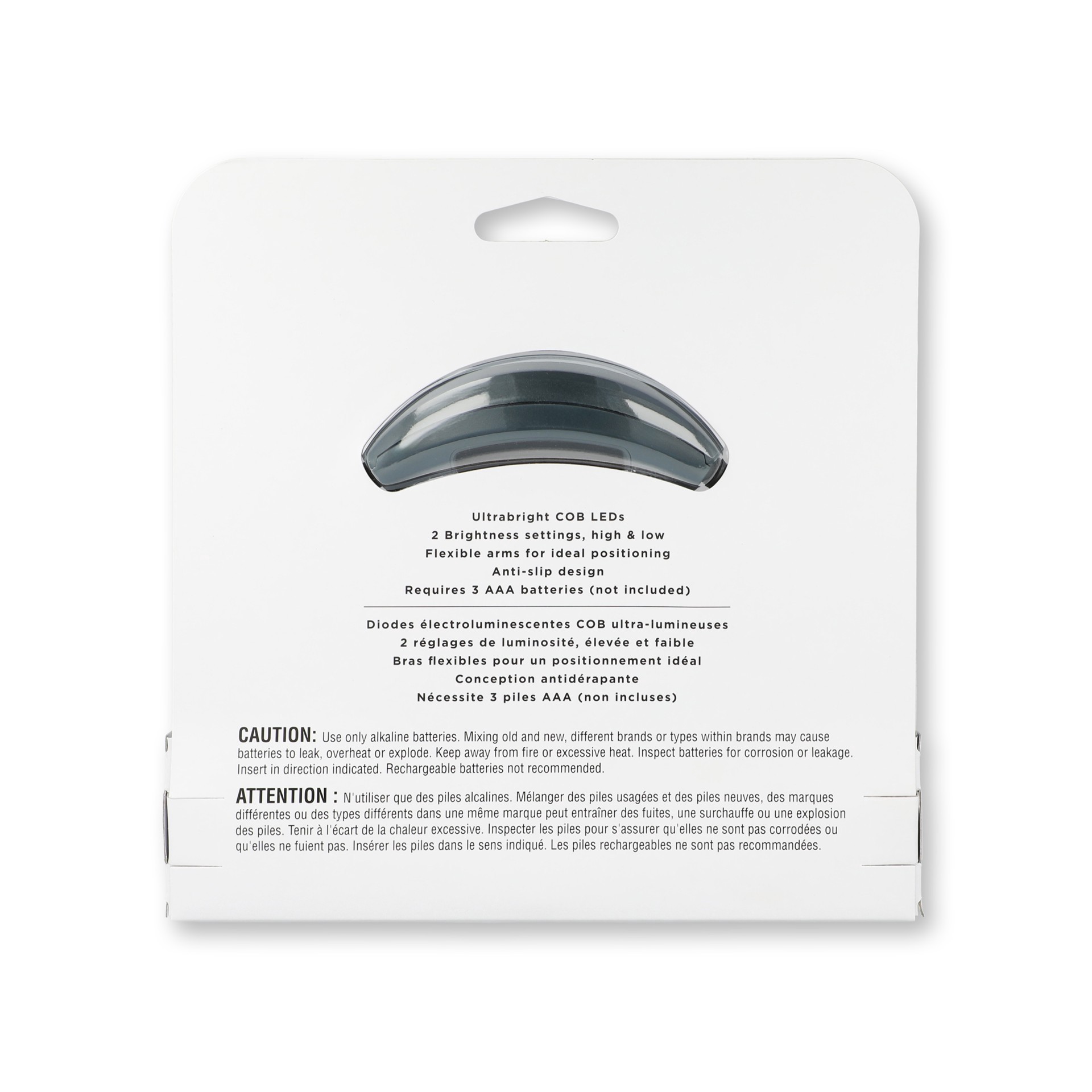 slide 2 of 4, Dual Led Neck Light By Loops & Threads, 7.5 in x 11.7 in