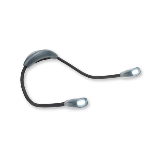 slide 1 of 4, Dual Led Neck Light By Loops & Threads, 7.5 in x 11.7 in