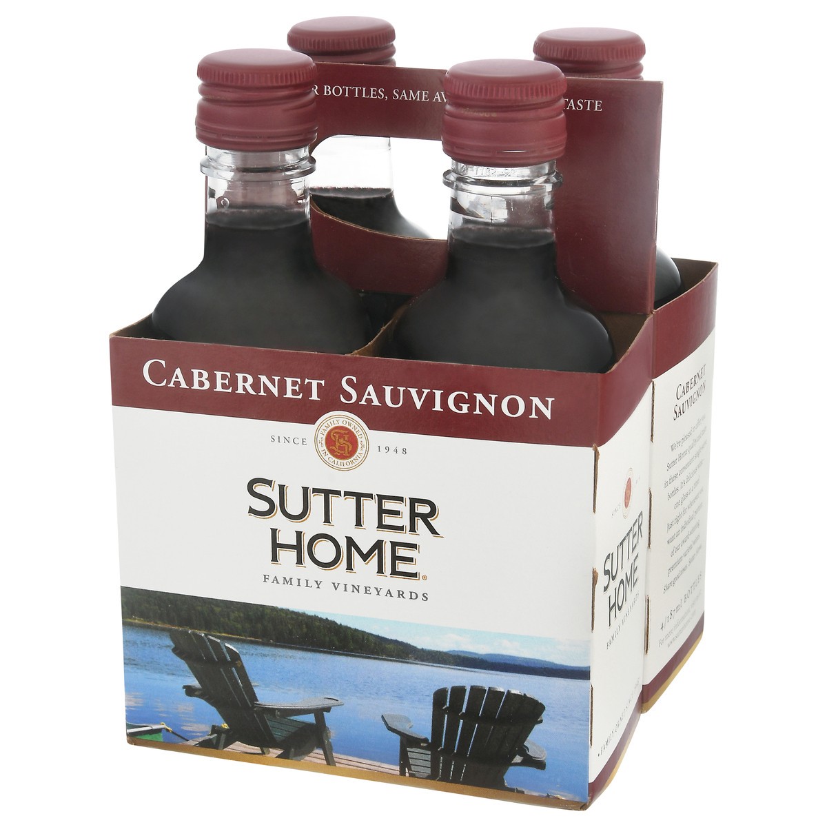 slide 4 of 9, Sutter Home Cabernet Sauvignon 4 - 187 ml Bottles, 4 ct; 187 ml