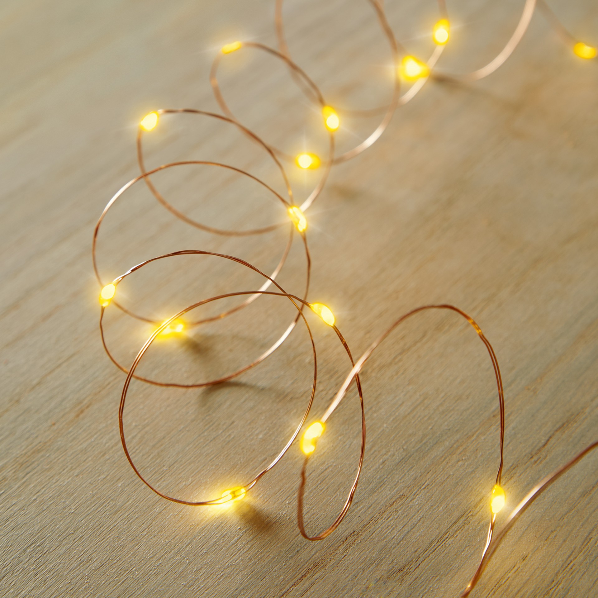 slide 3 of 6, 50ct. Amber/orange Led String Lights By Ashland, 50 ct