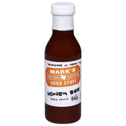 Mark's Good Stuff Lone Star Certified Honey Bee BBQ Sauce 14 oz