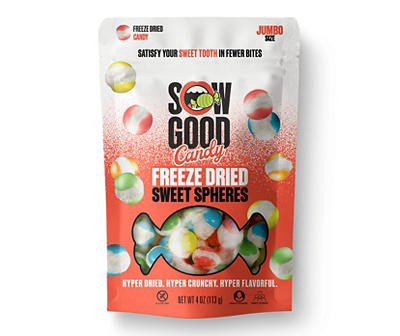 slide 1 of 1, Sow Good Sweet Spheres Freeze Dried Candy 4 oz, 4 oz