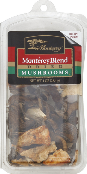 slide 1 of 1, Monterey Blend Dried Mushrooms, 1 oz