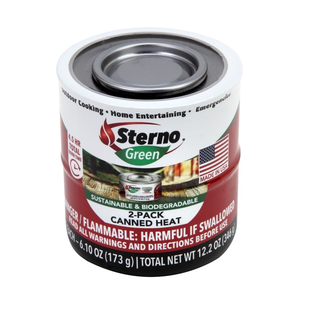 slide 1 of 1, Sterno Canned Heat Cooking Fuel, 6.1 oz