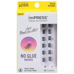 imPRESS Press-On Falsies Classy Natural Clusters 12 ea