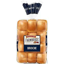 Pepperidge Farm Farmhouse Brioche Dinner Rolls 12 Rolls - 11 OZ