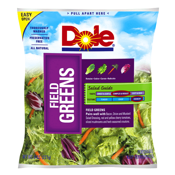 Dole Fresh Discoveries Field Greens 8 oz Shipt