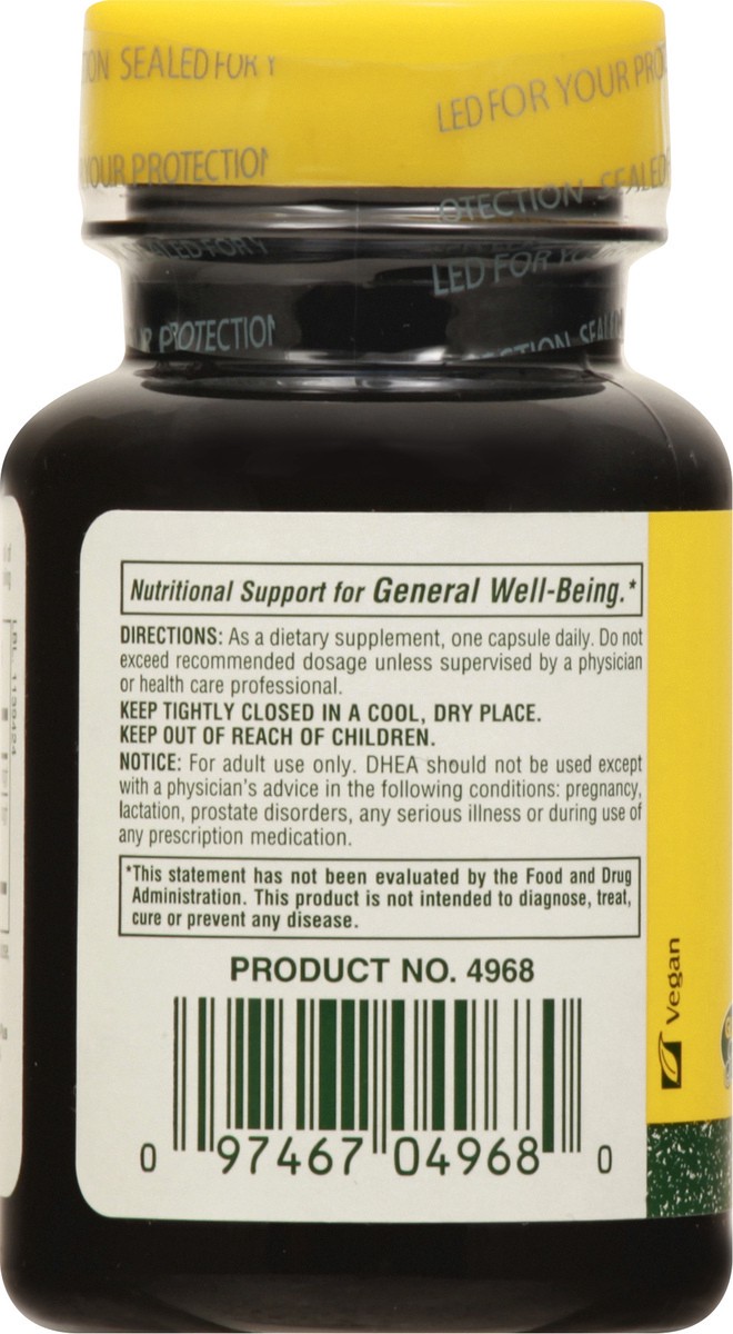 slide 2 of 9, Nature's Plus DHEA-25 With Bioperine 60 Capsules, 60 ct