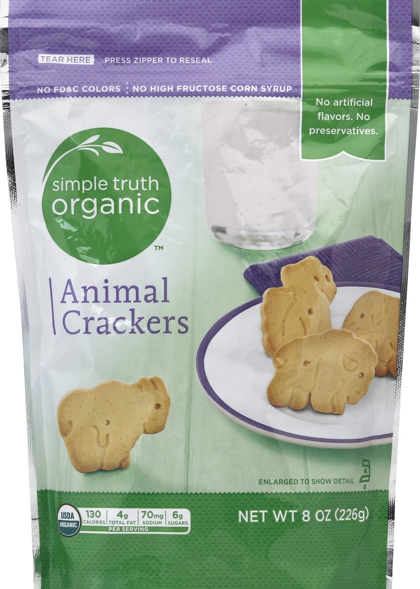 slide 2 of 2, Simple Truth Organic Animal Crackers 8 oz, 8 oz