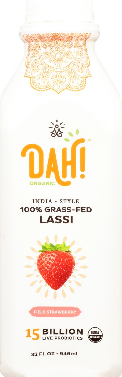 slide 2 of 13, Dahlicious DAH!™ organic lassi, field strawberry, 32 fl oz