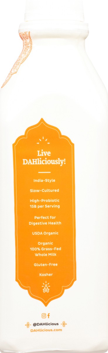 slide 4 of 13, Dahlicious DAH!™ organic lassi, field strawberry, 32 fl oz