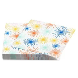 American Greetings Lunch Napkins- Colorful Fireworks