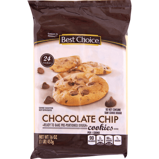slide 1 of 1, Best Choice Cookies Chocolate Chip, 16 oz