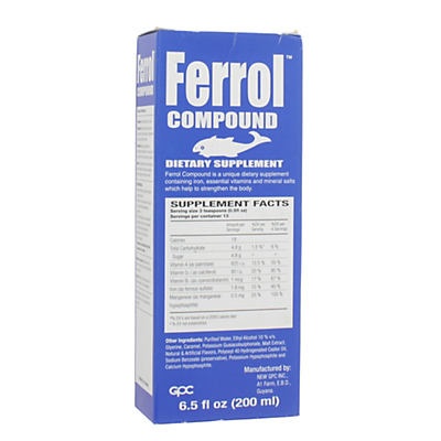 slide 1 of 1, Ferrol Compound Dietary Supplement, 6.5 oz