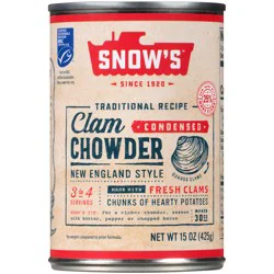 Snow's Snows Clam Chowder Condensed New England - 15 Oz