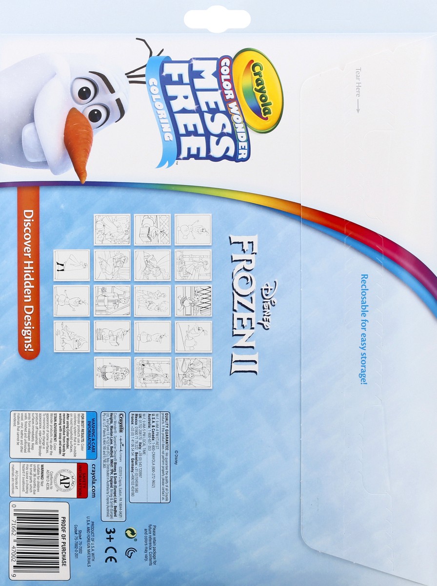 slide 8 of 8, Crayola Frozen Coloring Book and Markers, 1 ct