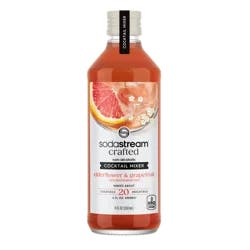 SodaStream Crafted Non-Alcoholic Elderflower & Grapefruit Cocktail Mixer