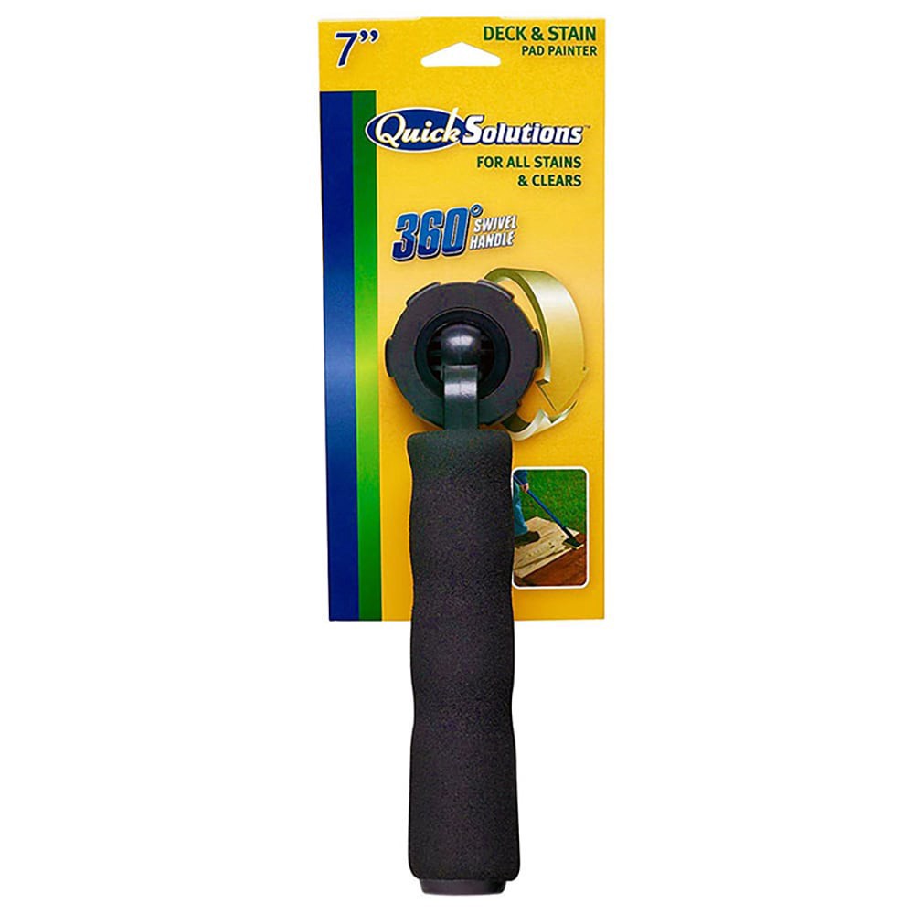 slide 1 of 1, Quick Solutions 7In Deck & Stain Pad Painter, 1 ct