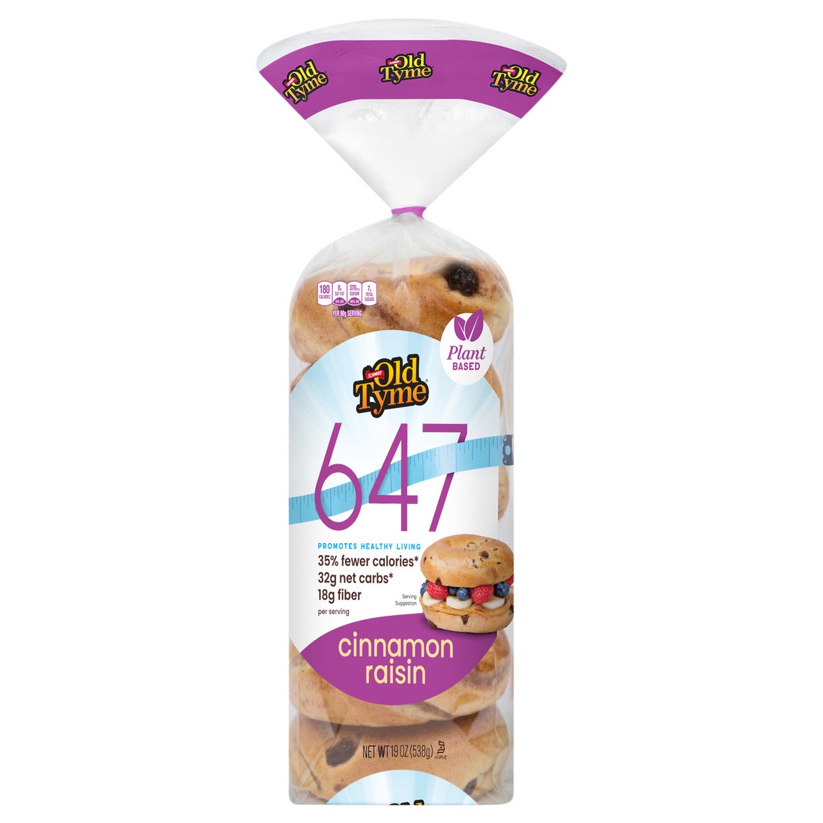 slide 1 of 12, 647 Cinnamon Raisin Bread 19 oz, 19 oz