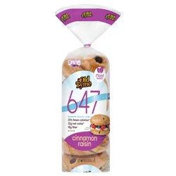 Schmidt's Old Tyme 647 Cinnamon Raisin Bagels - 19 oz