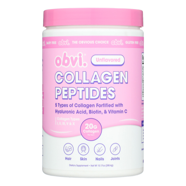 slide 1 of 1, Obvi Collagen Peptides, 12 oz