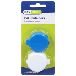 Ezy Dose Pill Containers - 2 ea