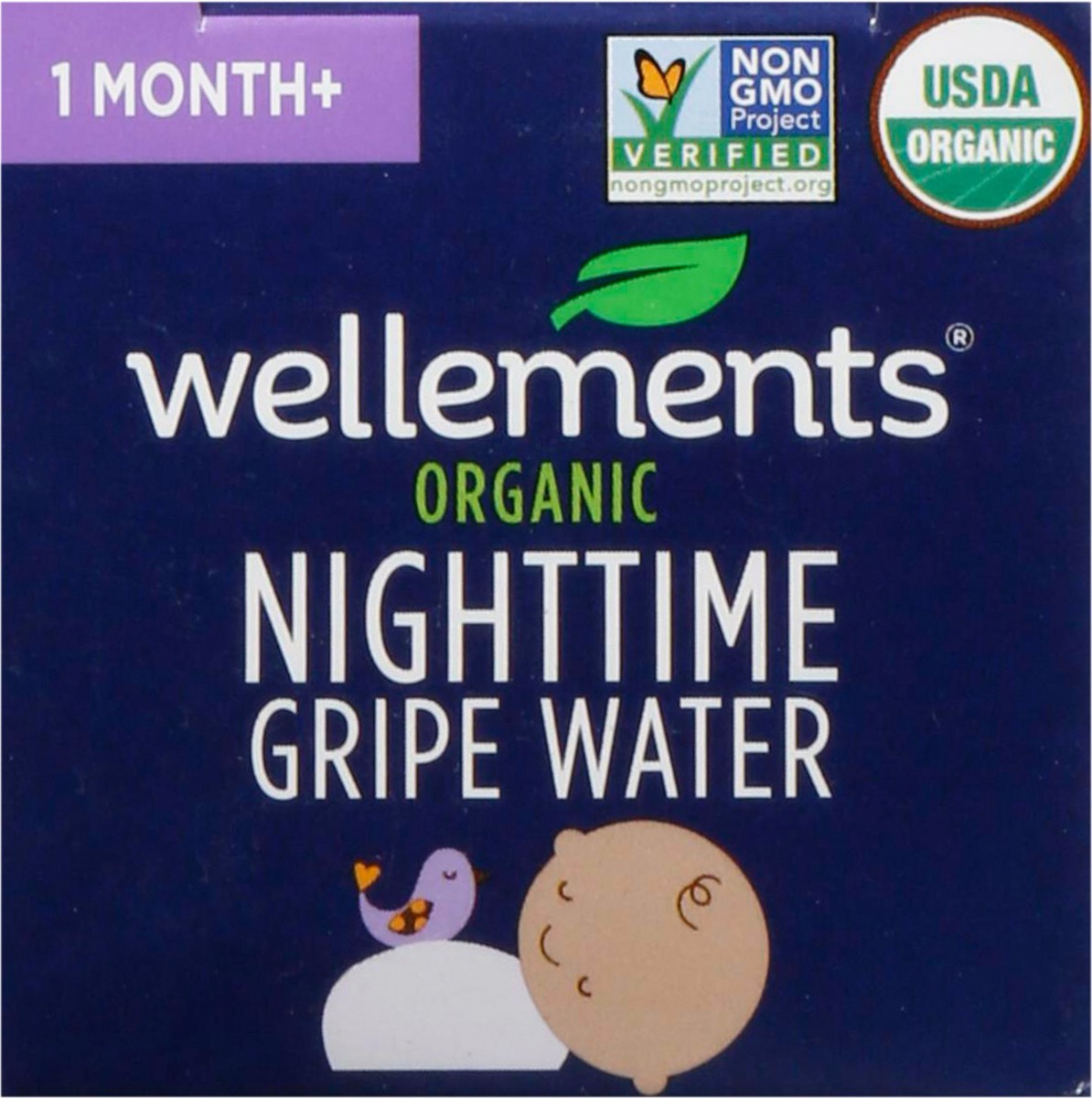 slide 4 of 9, Wellements Organic 1 Month+ Nighttime Gripe Water 4 fl oz, 4 fl oz