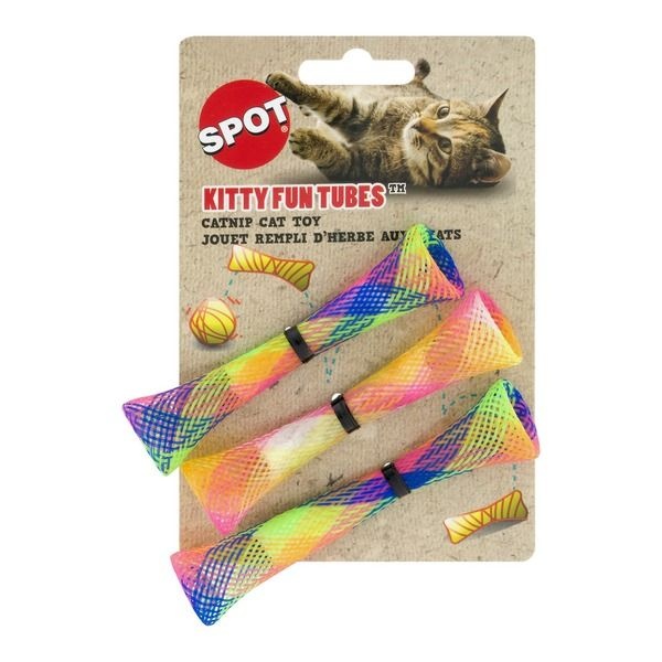slide 1 of 1, SPOT Kitty Fun Tubes Catnip Cat Toy, 1 ct