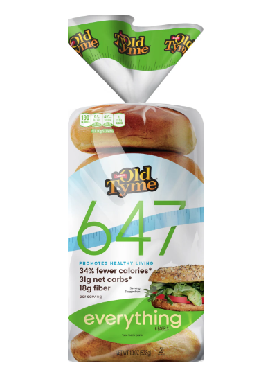 slide 1 of 1, Old Tyme Plant Based Everything Bagels 6 Each, 6 ct