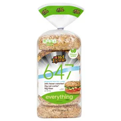 Schmidt's Old Tyme 647 Everything Bagel Breads (6 Pack)