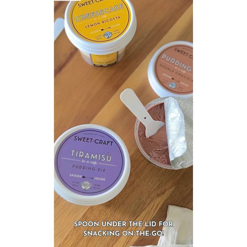 slide 7 of 8, Sweet Craft Dolceria Tiramisu Pudding Pie in a Cup 4.2 oz, 4.2 oz